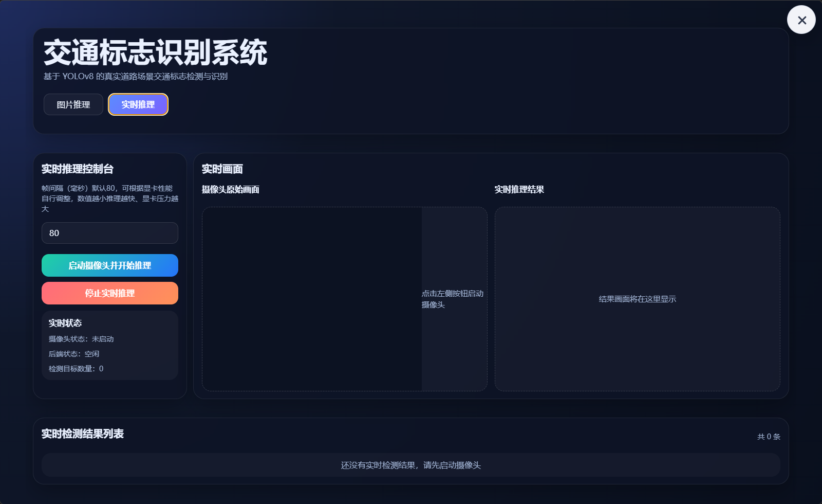 系统主界面 / 项目总览图